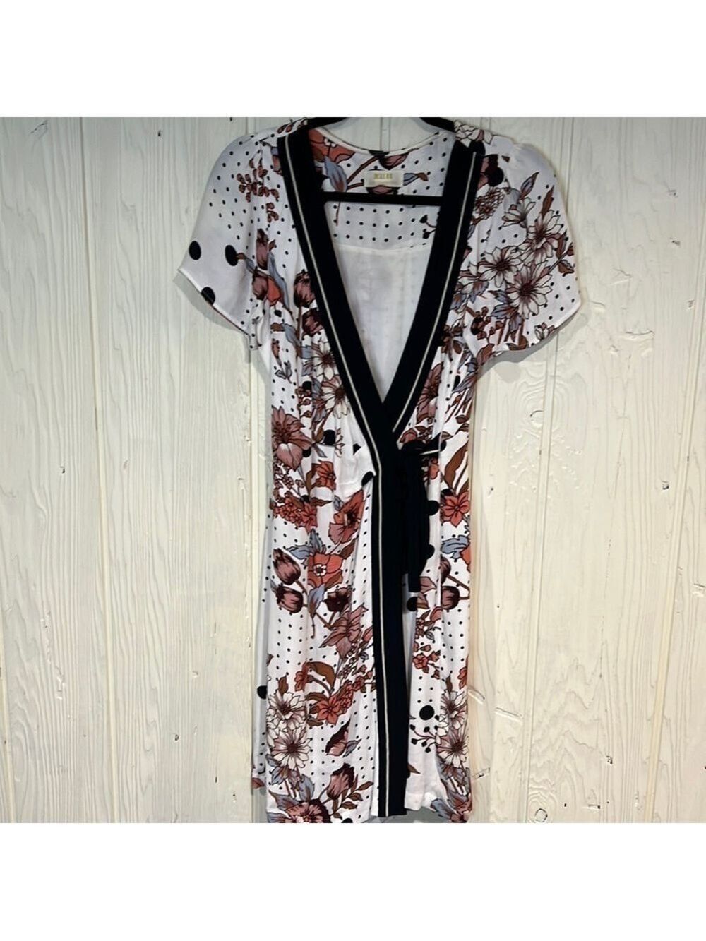 Maeve by Anthropologie Floral Faux Wrap Dress